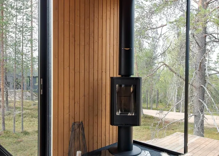 Ferienhaus Arctic Trail, A - Aurora View Hot Tube - Sauna - Lapland Äkäslompolo