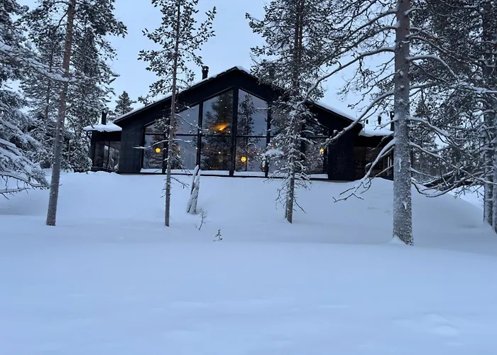 Ferienhaus Arctic Trail, A - Aurora View Hot Tube - Sauna - Lapland Äkäslompolo