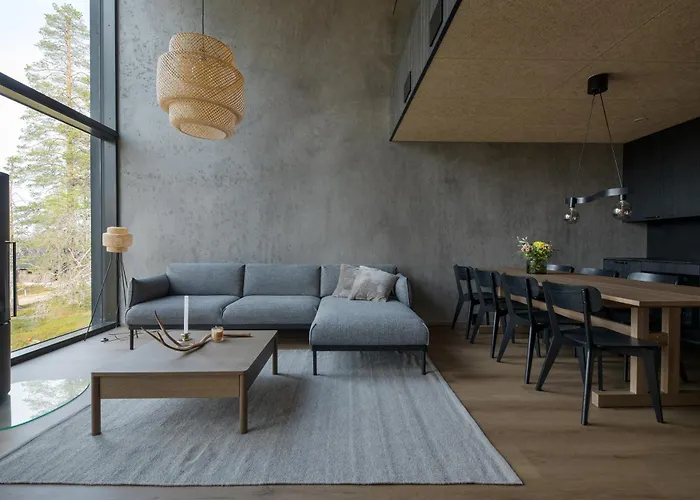 Ferienhaus Arctic Trail, A - Aurora View Hot Tube - Sauna - Lapland Äkäslompolo