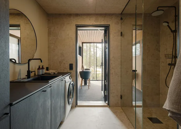 Ferienhaus Arctic Trail, A - Aurora View Hot Tube - Sauna - Lapland