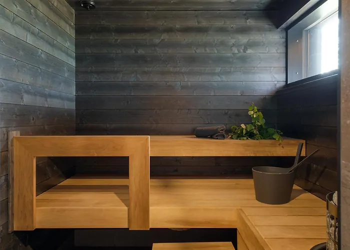 Arctic Trail, A - Aurora View Hot Tube - Sauna - Lapland Ferienhaus Äkäslompolo